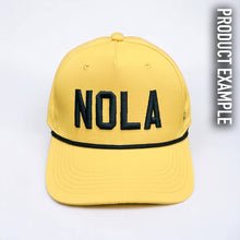 Load image into Gallery viewer, Performance Rope Hats - Customizable: Dark Blue (White Rope)