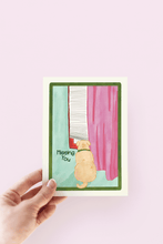 Load image into Gallery viewer, Missing You Dog Friendship Romance Love Greeting Card