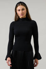 Load image into Gallery viewer, Malvern Bay Black Mock Neck Sweater