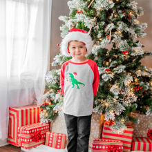 Load image into Gallery viewer, Santa Dino Christmas Shirt