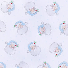 Load image into Gallery viewer, Santa Baby Long Pajamas - Light Blue