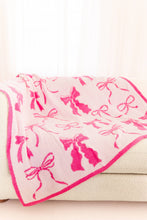 Load image into Gallery viewer, Wrapped in Pink Bows - Plush Cozy Blanket