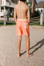 Load image into Gallery viewer, Boy Shorts in Orange Sherbet | UPF 50 Swimwear + Liner