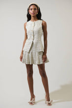 Load image into Gallery viewer, Gisella White Tweed Jeanie Denim Vest