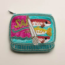 Load image into Gallery viewer, Sardine Can Seed Beaded Mini Pouch Bag