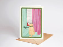 Load image into Gallery viewer, Missing You Dog Friendship Romance Love Greeting Card