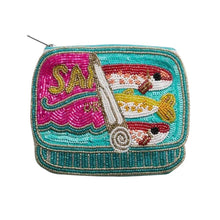 Load image into Gallery viewer, Sardine Can Seed Beaded Mini Pouch Bag