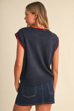 Load image into Gallery viewer, USA Teddy Bear Ivory Top