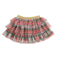 Load image into Gallery viewer, Christmas Plaid Tiered Tutu