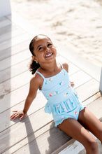 Load image into Gallery viewer, Emma Swim in Beach Ball | UPF 50 2-piece swimwear