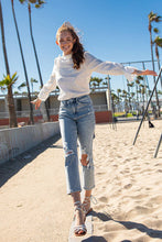 Load image into Gallery viewer, Ripped Stretch Mom Jean