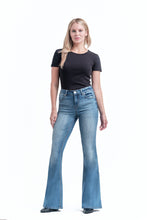 Load image into Gallery viewer, 34” Mid-Rise Flare Jean in Jayden