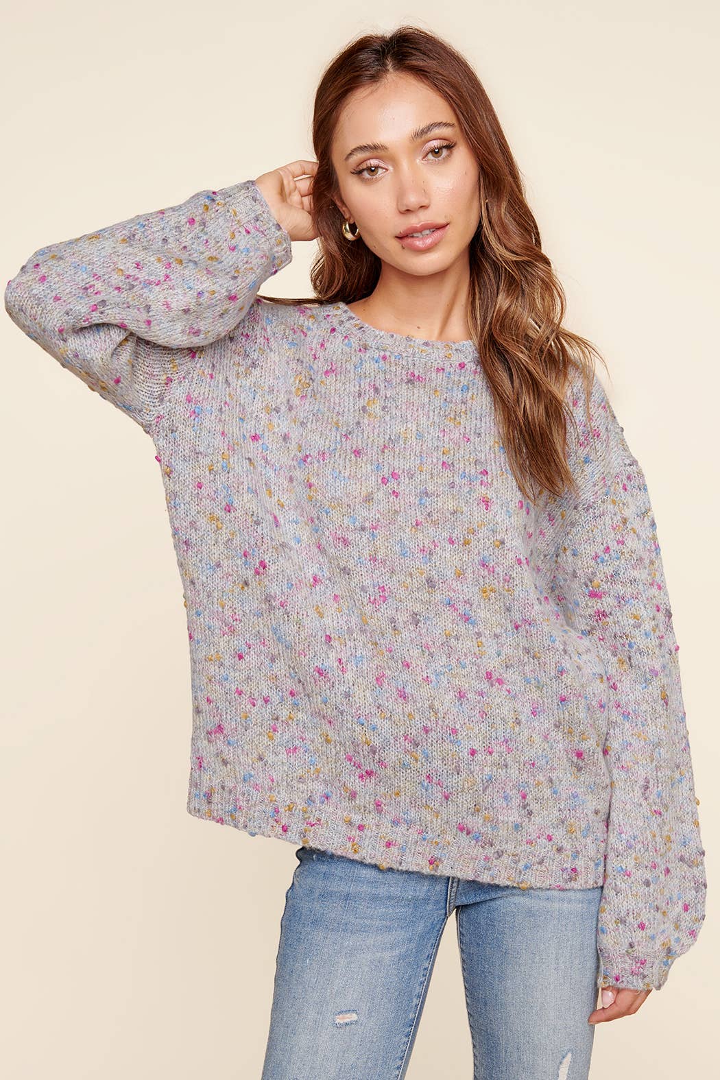 Oversized crew neck jumper best sale