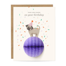 Load image into Gallery viewer, Pop-up Pug - Birthday Card