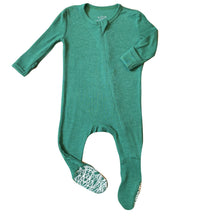 Load image into Gallery viewer, Billiard Rib Knit Bamboo Footed Sleeper