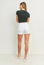 Load image into Gallery viewer, High Rise White Denim Short