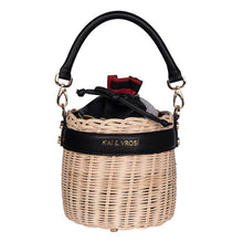 Load image into Gallery viewer, Black Wicker Baskets for Summer Bohemians