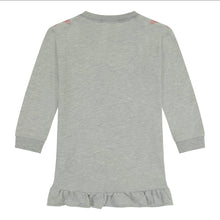 Load image into Gallery viewer, Girls Fringe Dress - Grey