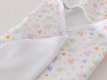 Load image into Gallery viewer, Confetti Heart Hooded Bath Towel
