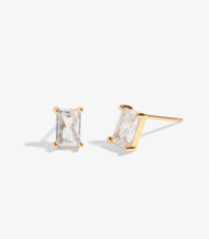 Load image into Gallery viewer, &#39;Love You Lots Mom&#39; Stud Earrings In Gold-Tone Plating
