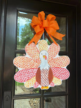 Load image into Gallery viewer, Feathers the Turkey Door Hanger
