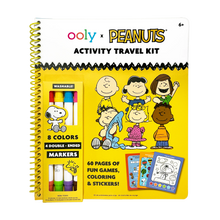 Load image into Gallery viewer, OOLY x Peanuts: Activity Travel Kit &amp; 4 Double-Ended Markers
