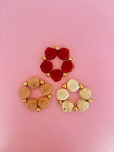 Load image into Gallery viewer, Stretchy Chunky Stone &amp; Gold Bead Bracelet
