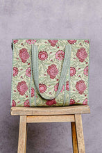 Load image into Gallery viewer, Green Multi Tote Bag
