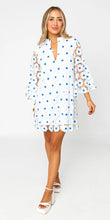 Load image into Gallery viewer, Wren Long Sleeve Lace Mini Dress - Ultramarine
