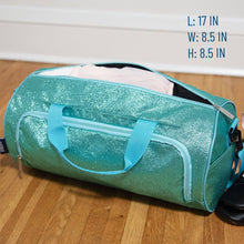 Load image into Gallery viewer, Blue Glitter Dance Bag
