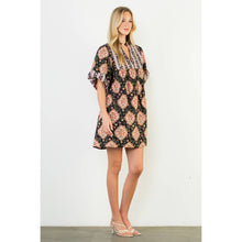 Load image into Gallery viewer, Puff Sleeve Floral Dress
