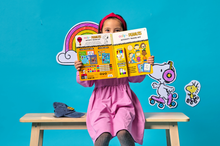 Load image into Gallery viewer, OOLY x Peanuts: Activity Travel Kit &amp; 4 Double-Ended Markers
