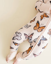 Load image into Gallery viewer, Bamboo Baby Zip Romper | Butterflies
