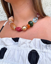 Load image into Gallery viewer, Chunky Multicolor Stone Necklace
