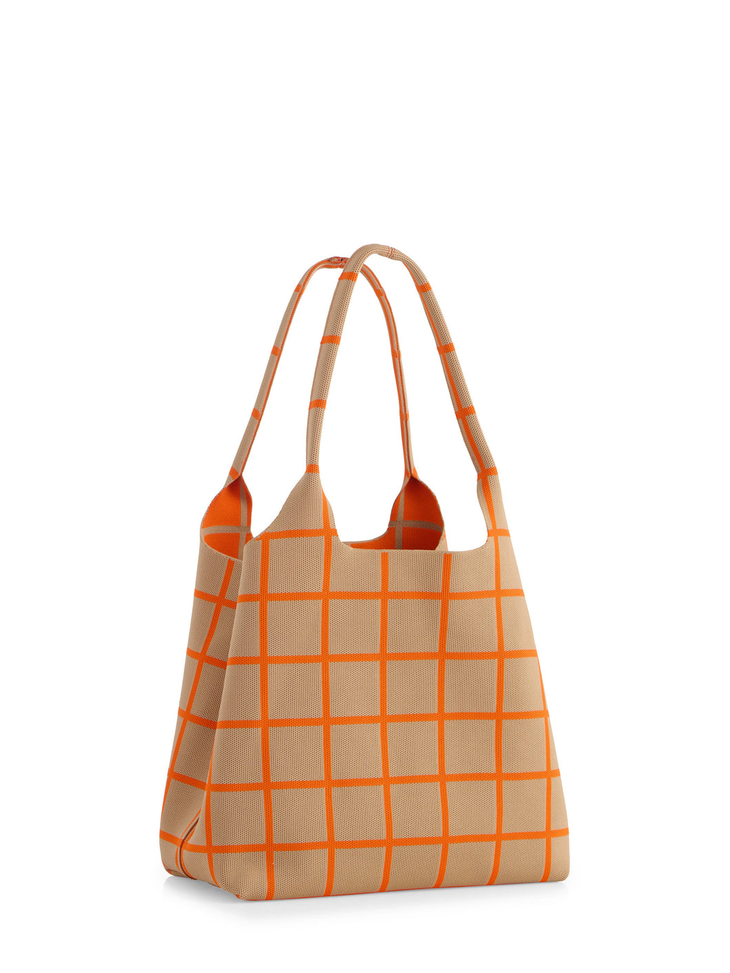 The Robbie Tote - Tan and Orange
