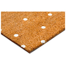 Load image into Gallery viewer, Polka Dots Doormat: White / 24&quot; x 36&quot;
