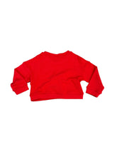 Load image into Gallery viewer, Red Sweatshirt with White Bow
