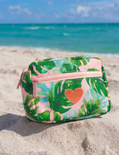 Load image into Gallery viewer, Floral Cosmetic Bag - Palm
