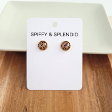 Load image into Gallery viewer, Sparkle Leopard Stud Earrings
