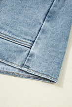 Load image into Gallery viewer, Scallop Trim Denim Jacket
