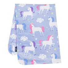 Load image into Gallery viewer, Unicorn Plush Blanket - Purple
