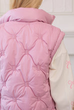 Load image into Gallery viewer, Dusty Mauve Quilted Cloud Puffer Vest
