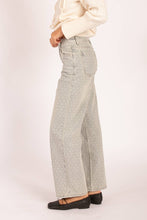 Load image into Gallery viewer, Polka Dot High-Waisted Straight Leg Jeans
