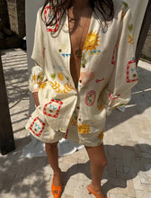 Load image into Gallery viewer, Oversized Summer Button Down and Shorts Print Set
