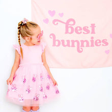 Load image into Gallery viewer, Easter Bunny Short Sleeve Tutu Dress
