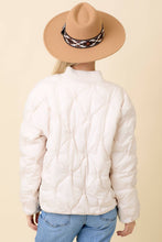 Load image into Gallery viewer, Blue Quilted Cloud Bomber Jacket
