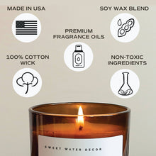 Load image into Gallery viewer, Sweet Water 11 oz Soy Candles - Multi Scents
