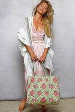 Load image into Gallery viewer, Green Multi Tote Bag
