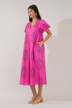 Load image into Gallery viewer, Minley Pleated Midi Dress Casria Floral
