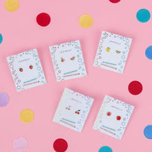 Load image into Gallery viewer, Cherry Enamel Flat Back Kids Earrings
